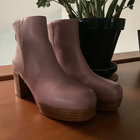 Intentionally Blank Leather Speed Platform Boots size 38 - Picture 7 of 7